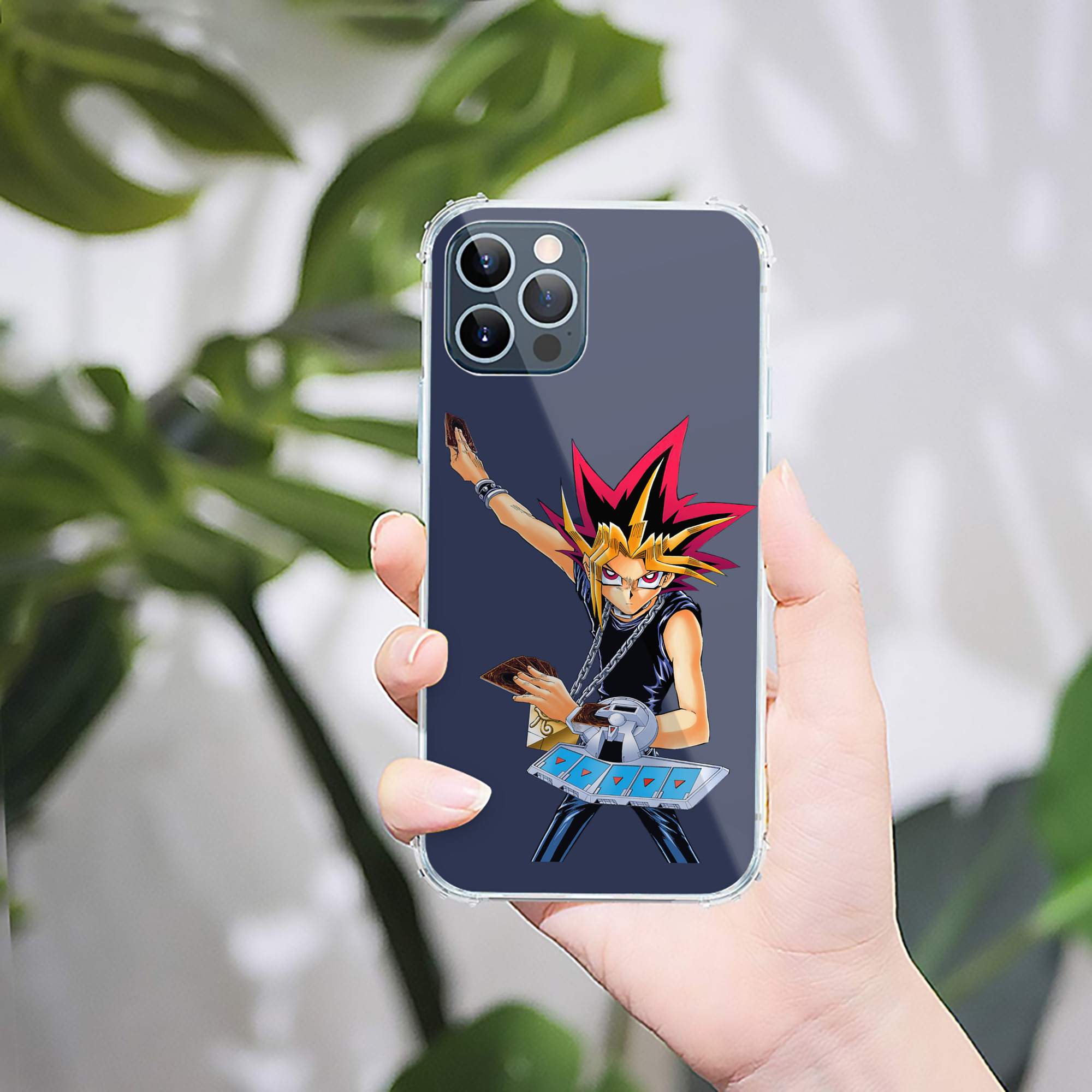 （画像用） 遊☆戯☆王 Yu-Gi-Oh! 【iPhone 12シリーズ対応】透明スマホケース（クリアソフトケース）